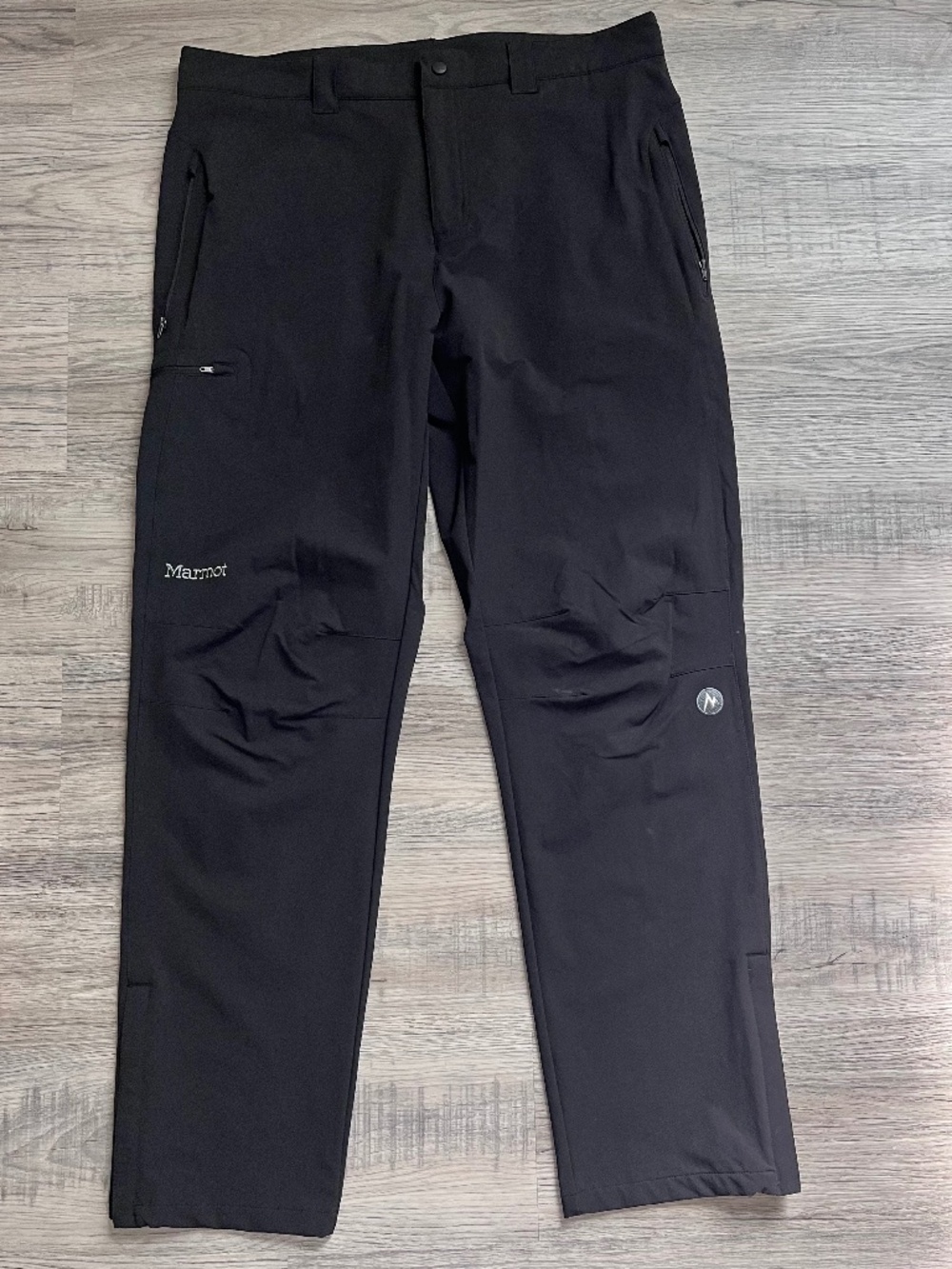 Marmot Scree Softshell Technical Pants Black Men's Size 38 Long
